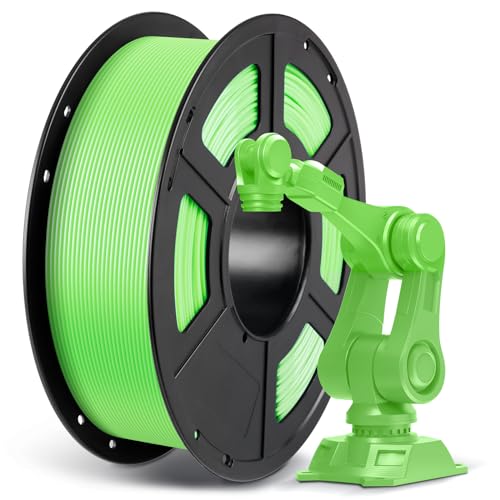 ANYCUBIC PETG Filament 1,75 mm, Maßgenauigkeit +/- 0,02 mm, 3D-Druck-Filament für 3D-Drucker, Vakuumverpackung, Ordentliche Spule, Grün 1KG von ANYCUBIC
