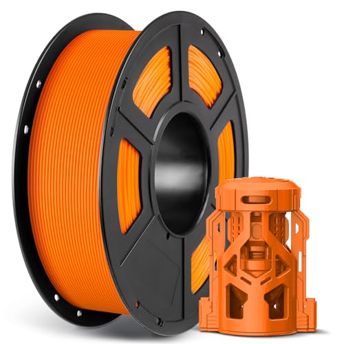 ANYCUBIC PLA+ Filament 1.75mm, PLA Plus, Maßgenauigkeit +/-0,02mm, Hohe Zähigkeit und Präzision -3D-Druckmaterialien, Kompatibel mit Meisten FDM-Drucker 1kg Orange von ANYCUBIC