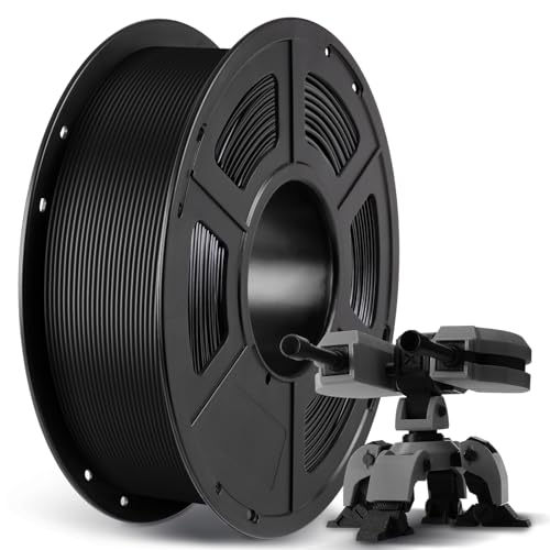 ANYCUBIC PLA+ Filament 1.75mm, PLA Plus, Maßgenauigkeit +/-0,02mm, Hohe Zähigkeit und Präzision -3D-Druckmaterialien, Kompatibel mit Meisten FDM-Drucker 1kg Schwarz von ANYCUBIC