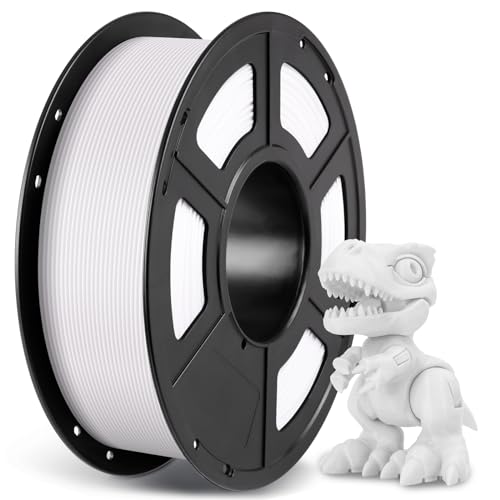 ANYCUBIC PLA+ Filament 1.75mm, PLA Plus 3D Drucker Filament, Maßgenauigkeit +/-0,02mm, Hohe Zähigkeit und Präzision Filament-3D-Druckmaterialien, Kompatibel mit Meisten FDM-Drucker 1kg Weiß von ANYCUBIC