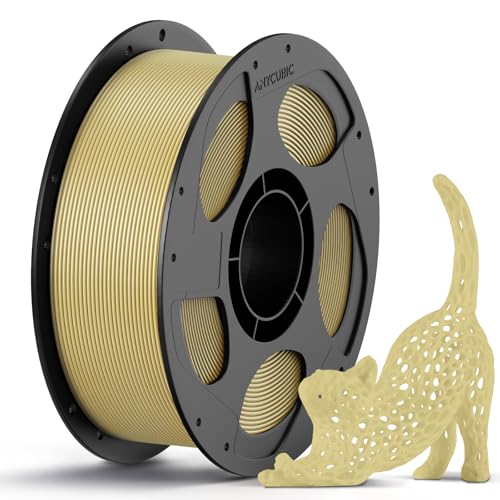 ANYCUBIC PLA Filament 1,75mm, Refill PLA und Spool Kit, 3D Drucker Filament PLA, Vakuumverpackung, RFID für Intelligentes Drucken, 1KG Beige ANYCUBIC PLA Filament 1,75mm, Refill PLA und Spool Kit, 3D Drucker Filament PLA, Vakuumverpackung, RFID für Intelligentes Drucken, 1KG Beige von ANYCUBIC