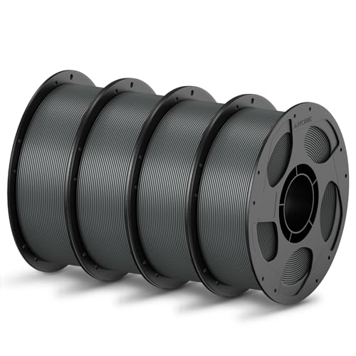 ANYCUBIC PLA Filament 1,75mm, Refill PLA und Spool Kit, 3D Drucker Filament PLA, Vakuumverpackung, RFID für Intelligentes Drucken, 4KG Textur Grau ANYCUBIC PLA Filament 1,75mm, Refill PLA und Spool Kit, 3D Drucker Filament PLA, Vakuumverpackung, RFID für Intelligentes Drucken, 4KG Textur Grau von ANYCUBIC