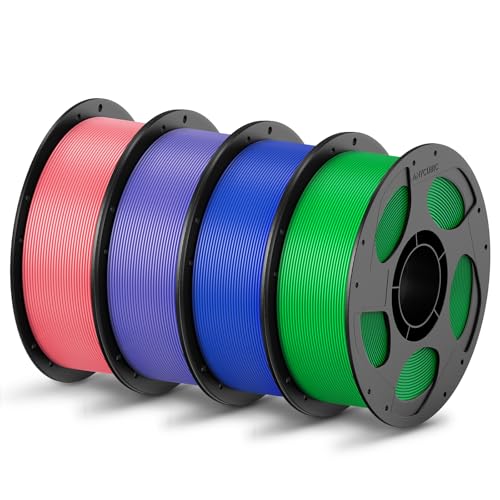 ANYCUBIC PLA Filament 1,75mm, Refill PLA und Spool Kit, 3D Drucker Filament PLA, Vakuumverpackung, RFID für Intelligentes Drucken, 4KG Blau Grün Rosa Lila ANYCUBIC PLA Filament 1,75mm, Refill PLA und Spool Kit, 3D Drucker Filament PLA, Vakuumverpackung, RFID für Intelligentes Drucken, 4KG Blau Grün Rosa Lila von ANYCUBIC
