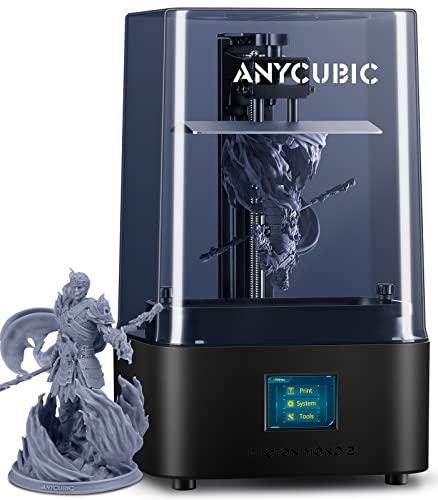ANYCUBIC Photon Mono 2 Resin 3D Drucker, Harz-3D-Drucker mit Ultra 4K 6,6-Zoll-Monochrom-LCD-Bildschirm, Kostenloser Slicing-Software, Druckgröße 143x89x165mm von ANYCUBIC