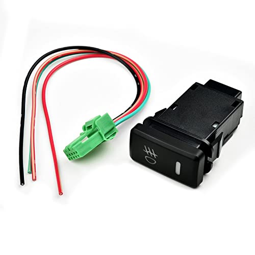 ANYHUG 12V 39mm Dual Push On Off Schalter Taste LED LightBar Nebelscheinwerfer Schalter Bernstein for Toyota FJ Ersatz (Teileaustausch) von ANYHUG