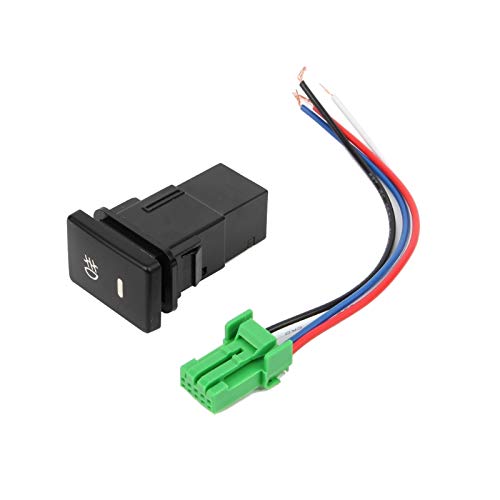 ANYHUG for DC12V Nebelscheinwerfer vorne Druckschalter 4-Draht-Taste für Toyota for Camry for Prius for Corolla (Update Teile) von ANYHUG