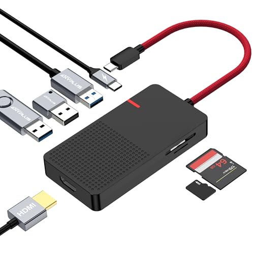 ANYPLUS USB C Hub Multiport Adapter, 7 in 1 USB C Laptop Docking Station mit 4K HDMI, 3 Ports USB 3.0, TF/SD, 100W PD Ladegerät- Plug and Play für MacBook Pro Air HP XPS Steam Deck Dell ANYPLUS USB C Hub Multiport Adapter, 7 in 1 USB C Laptop Docking Station mit 4K HDMI, 3 Ports USB 3.0, TF/SD, 100W PD Ladegerät- Plug and Play für MacBook Pro Air HP XPS Steam Deck Dell von ANYPLUS