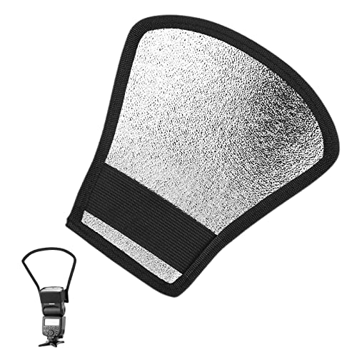 2 in 1 Blitz Reflektor, Universal Blitz Diffusor, Flash Diffuser, Silber/Weiß Reflektor mit Gummiband für Nikon Canon Sony Speedlite Softbox Diffusor 2 in 1 Blitz Reflektor, Universal Blitz Diffusor, Flash Diffuser, Silber/Weiß Reflektor mit Gummiband für Nikon Canon Sony Speedlite Softbox Diffusor von ANYUANKW