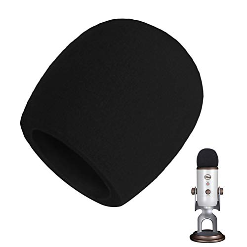 AOBETAK Popschutz Groß Schaumstoff für Mikrofon,Mikrofon Windschutz für Blue Yeti, Yeti Pro Kondensator mikrofon,Schwarz AOBETAK Popschutz Groß Schaumstoff für Mikrofon,Mikrofon Windschutz für Blue Yeti, Yeti Pro Kondensator mikrofon,Schwarz von AOBETAK