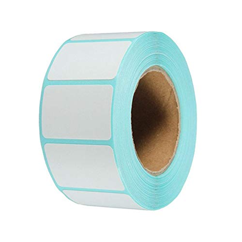 Aobetak 800 selbstklebende Etiketten weiß 60 mm x 30 mm für Gefriergläser Drucker von AOBETAK