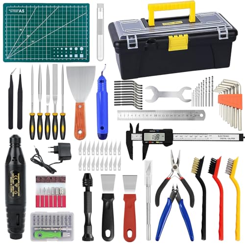 3D Drucker Tool Kit,136PCS Modell-Nachbearbeitung 3D Drucker Werkzeug Kit,Düsenreinigungsset,Abschluss,Entgratungs,Entfernungswerkzeuge,Reinigungsnadeln,Tool Kit für alle 3D Drucker 3D Drucker Tool Kit,136PCS Modell-Nachbearbeitung 3D Drucker Werkzeug Kit,Düsenreinigungsset,Abschluss,Entgratungs,Entfernungswerkzeuge,Reinigungsnadeln,Tool Kit für alle 3D Drucker von AOBOPLE