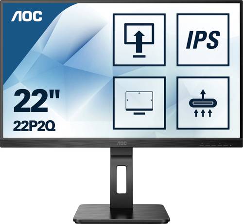 AOC 22P2Q LCD-Monitor EEK E (A - G) 54.6cm (21.5 Zoll) 1980 x 1080 Pixel 16:9 4 ms Kopfhörer-Buchse von AOC