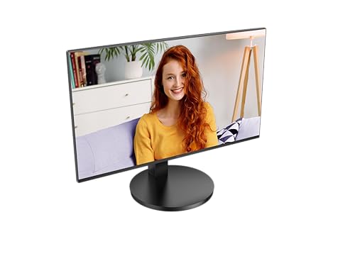 AOC 24B3CA2 - 24 Zoll FHD monitor, IPS, 100Hz, 1ms, USB-C Konnektivität, Ultra schmaler Rahmen, FlickerFree, Höhenverstellbar, Lautsprecher (1920 x 1080 250 cd/m HDMI 1.4 / DP 1.4/ USB-C) von AOC