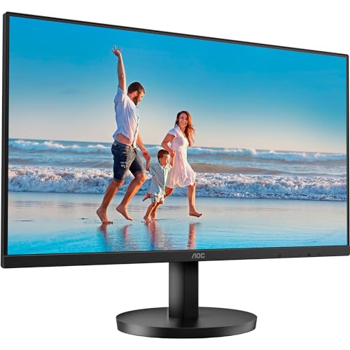 AOC 24B3CA2 - 24 Zoll Full HD Monitor, eingeb. Lautsprecher (1920x1080, 100 Hz, HDMI, USB-C (65 W Power Delivery), USB Hub) schwarz von AOC