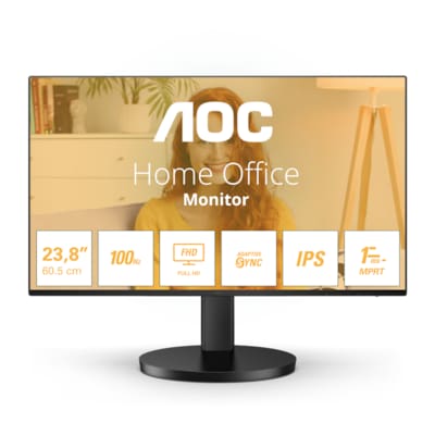 AOC 24B3HA2 60,5m (23,8") FHD IPS Office Monitor 16:9 VGA/HDMI 100Hz Sync 1ms von AOC