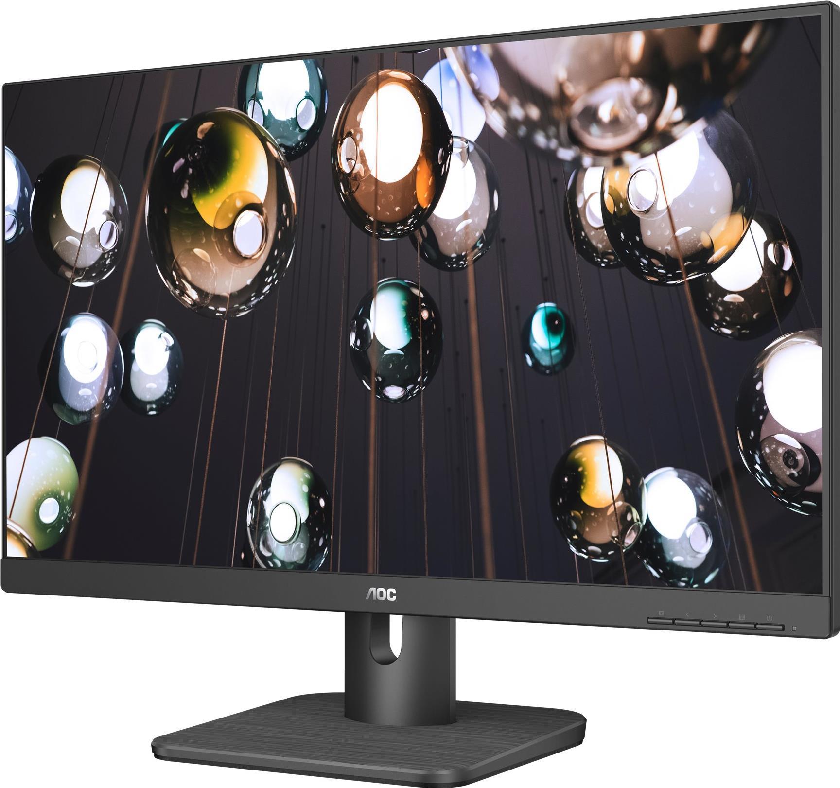 AOC 24E1Q - LED-Monitor - 60.5 cm (23.8) (23.8 sichtbar) - 1920 x 1080 Full HD (1080p) @ 60 Hz - IPS - 250 cd/m² - 1000:1 - 5 ms - HDMI, VGA, DisplayPort - Lautsprecher von AOC