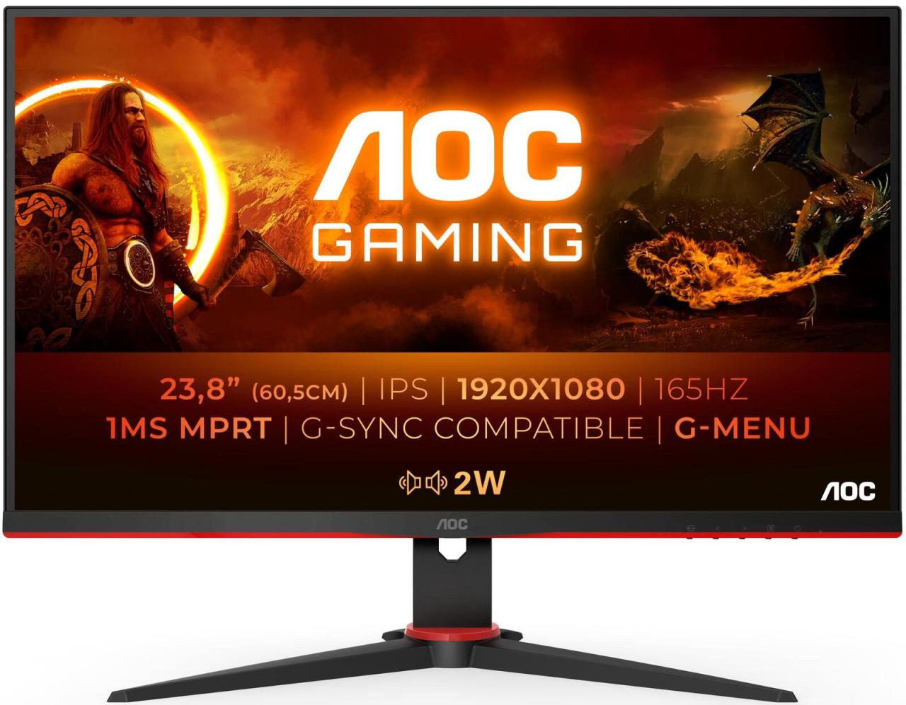 AOC 24G2SPAE Gaming Monitor 60,4 cm (23,8 Zoll) von AOC