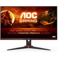 AOC 24G2ZE 60,4cm (23,8") FHD IPS Gaming Monitor HDMI/DP FreeSync 240Hz Sync 1ms von AOC