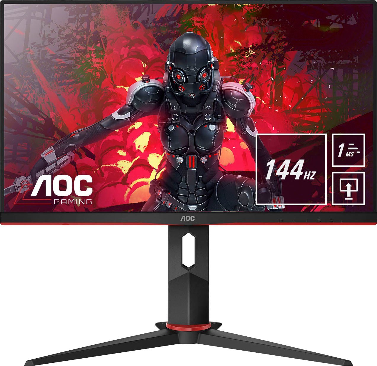 AOC 24G2ZU Gaming-Monitor (60,4 cm/23,8 ", 1920 x 1080 px, Full HD, 0,5 ms Reaktionszeit, 240 Hz, LCD) von AOC
