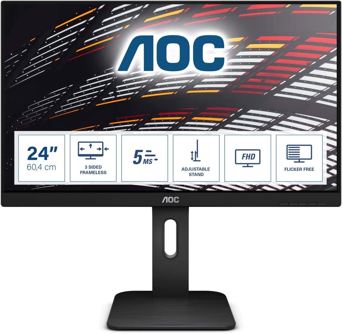 AOC 24P1 - LED-Monitor - schwarz LED-Monitor von AOC