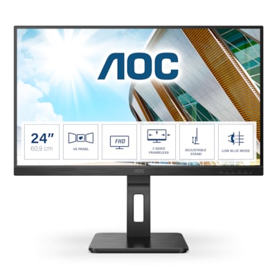 AOC 24P2QM 60,5cm (23,8") FHD VA Office Monitor 16:9 HDMI/DP/DVI/VGA/USB 75Hz von AOC