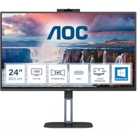 AOC 24V5CW 60,5cm (23,8“) FHD IPS Gaming Monitor HDMI/DP/USB-C PD65W 75Hz Webcam von AOC