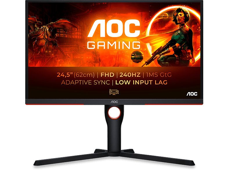 AOC 25G3ZM 24,5 Zoll Full-HD Gaming Monitor (0,5 ms Reaktionszeit, 240 Hz) von AOC