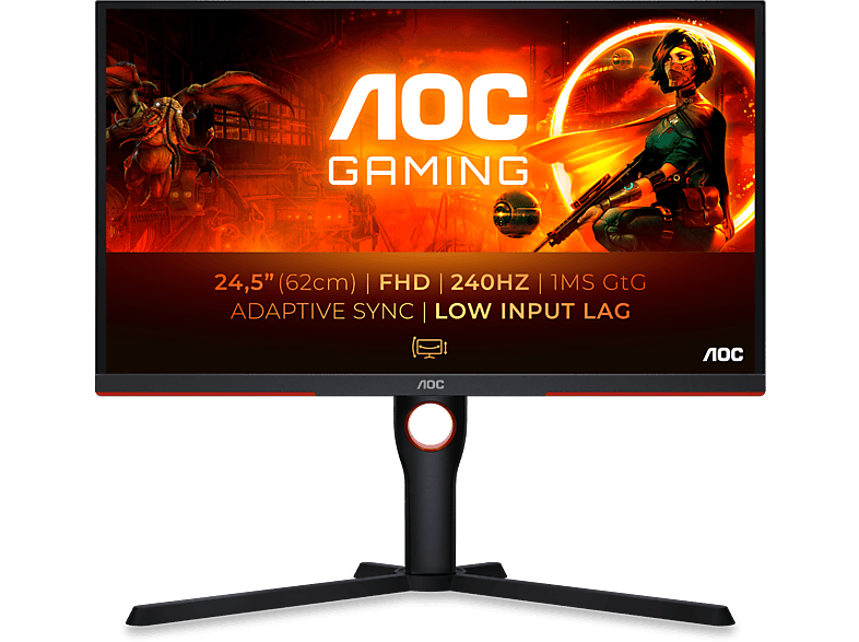 AOC 25G3ZM 24,5 Zoll Full-HD Gaming Monitor (0,5 ms Reaktionszeit von AOC