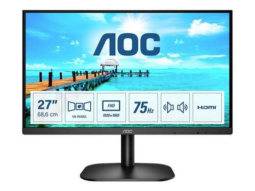 AOC 27B2AM LED-Monitor EEK E (A - G) 68.6cm (27 Zoll) 1920 x 1080 Pixel 16:9 4 ms HDMI®, VGA, Audio von AOC