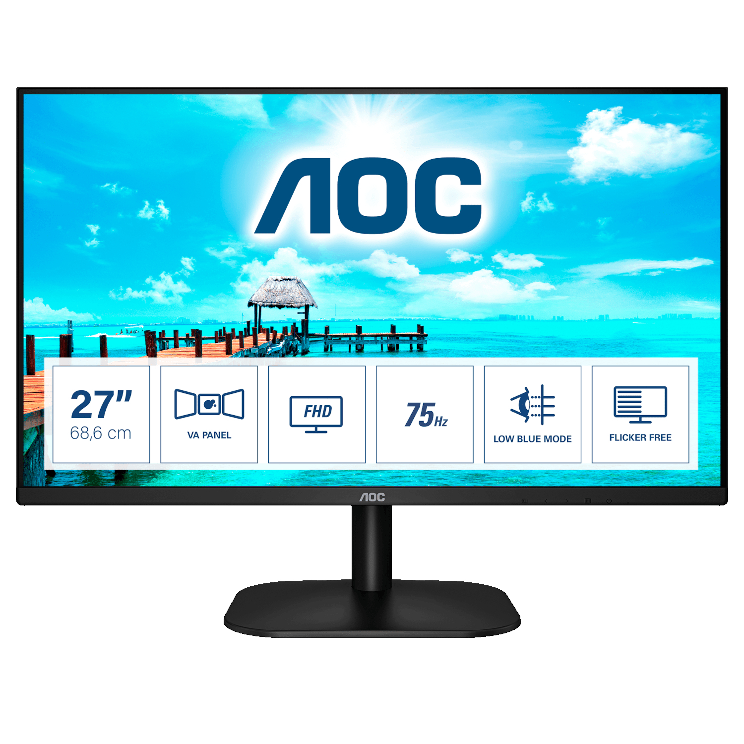 AOC 27B2DM Full HD Monitor - VA-Panel, Adaptive Sync von AOC