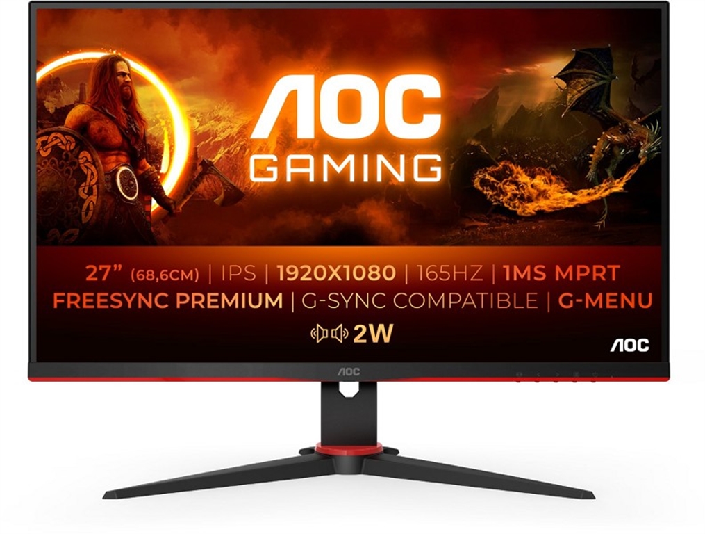 AOC 27G2SPAE/BK (schwarz/rot) von AOC