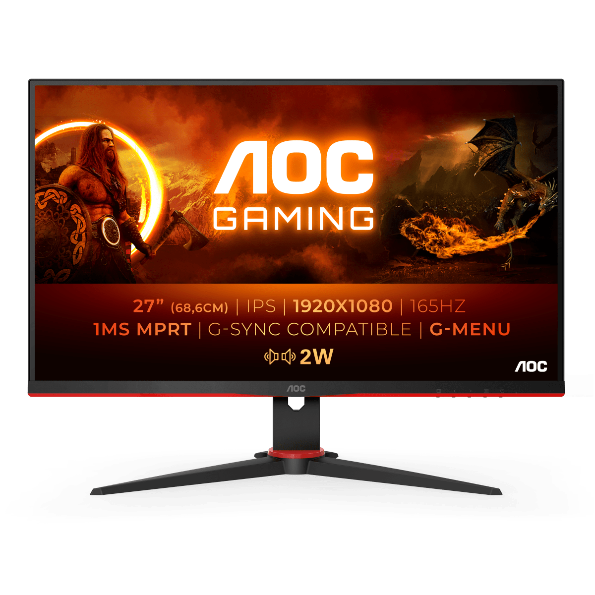 AOC 27G2SPAE/BK Gaming Monitor - 165 Hz, FreeSync Premium AOC 27G2SPAE/BK Gaming Monitor - 165 Hz, FreeSync Premium von AOC