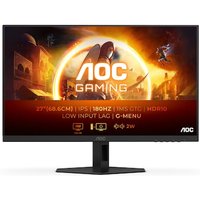 AOC 27G4XE 68,6cm (27“) FHD IPS Gaming Monitor 16:9 HDMI/DP 180Hz 1ms (GtG), 0.5ms (MPRT)  G-Sync von AOC