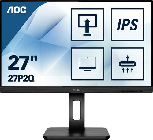 AOC 27P2Q LCD-Monitor EEK E (A - G) 68.6cm (27 Zoll) 1920 x 1080 Pixel 16:9 4 ms Kopfhörer-Buchse, von AOC