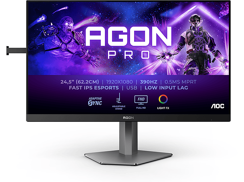 AOC AG256FS 24,5 Zoll Full-HD Gaming Monitor (0,3 ms Reaktionszeit, 390 Hz) von AOC