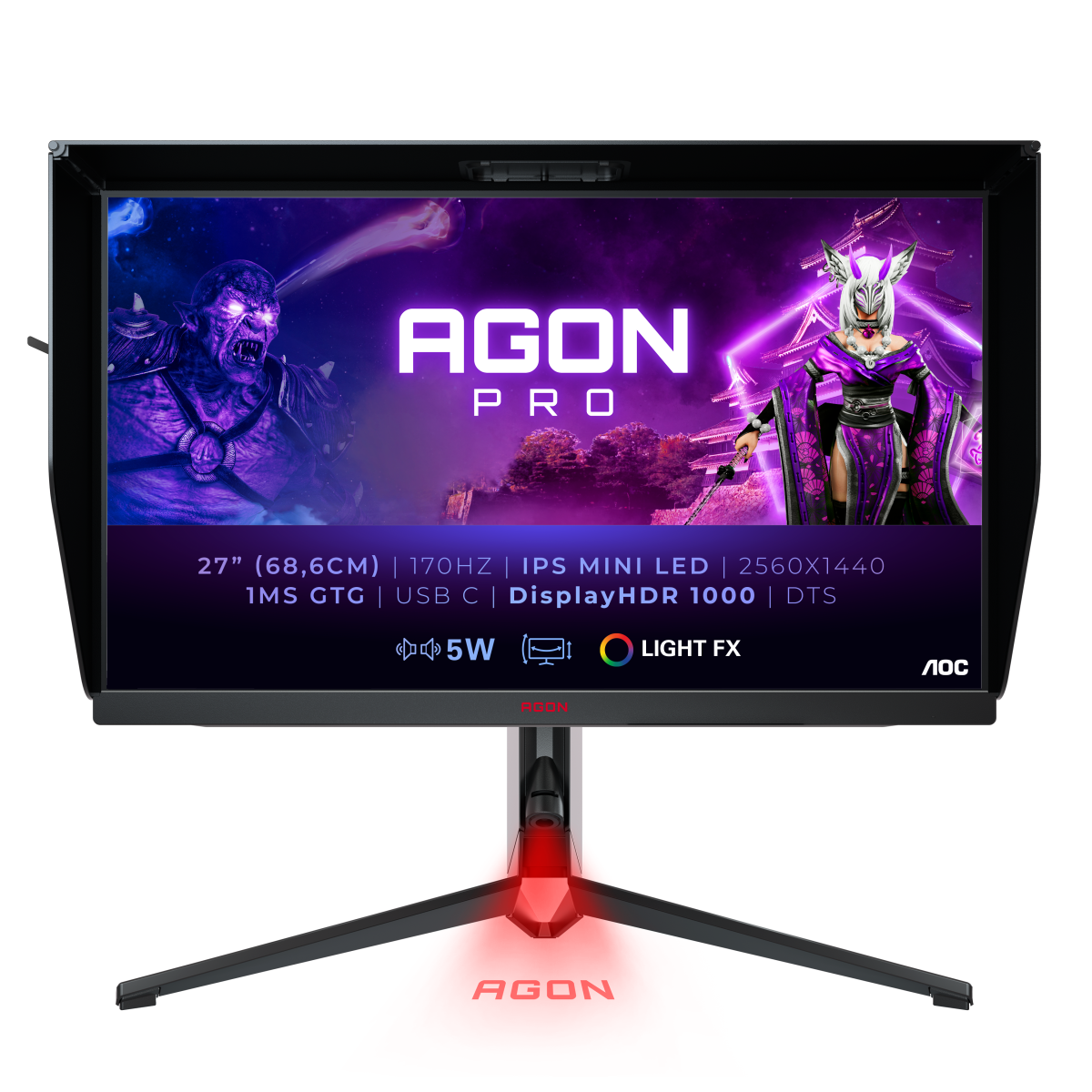 AOC AG274QXM Gaming Monitor - WQHD, 170 Hz, AMD FreeSync B-Ware von AOC