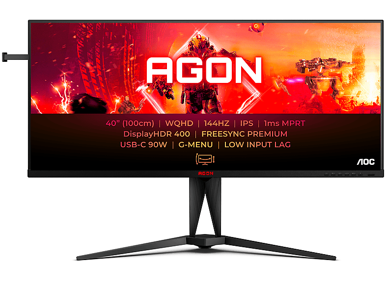 AOC AG405UXC 40 Zoll WQHD Gaming Monitor (1 ms Reaktionszeit von AOC