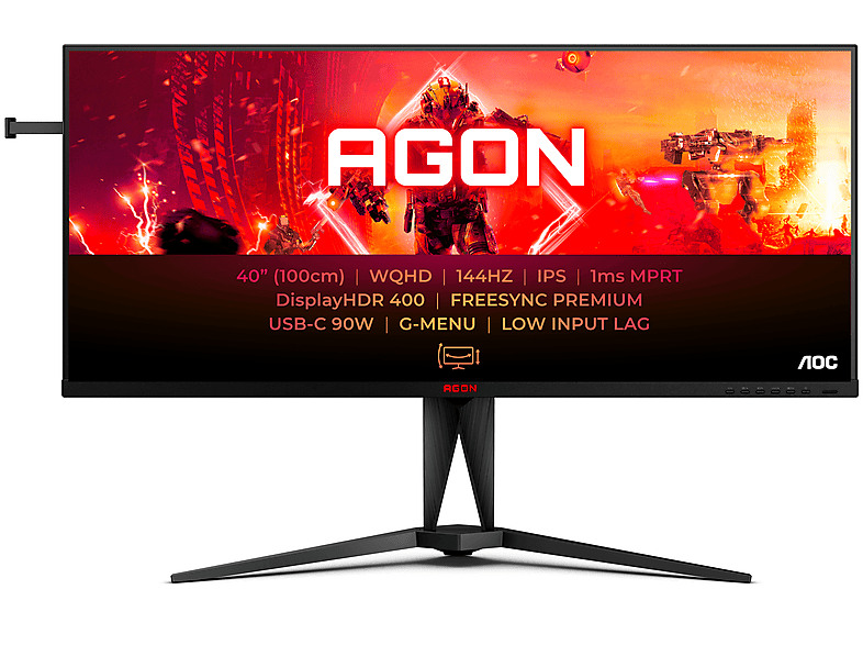 AOC AG405UXC 40 Zoll WQHD Gaming Monitor (1 ms Reaktionszeit, 144 Hz) von AOC