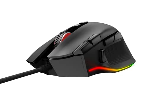 AOC AGM600 Ergo Maus, kabelgebunden, 10 Tasten, rechts, RGB Gaming von AOC