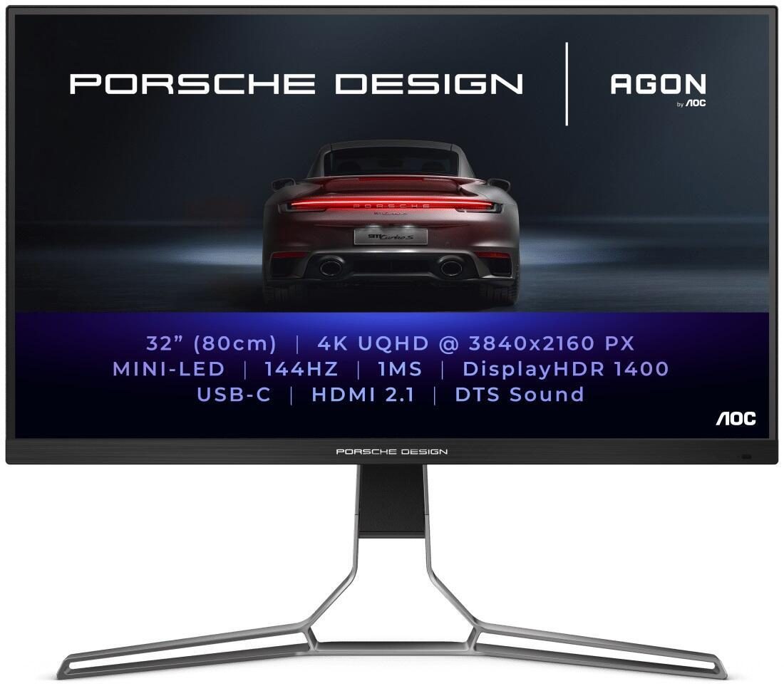 AOC AGON PD32M Porsche Gaming Monitor 80 cm (31,5 Zoll) von AOC