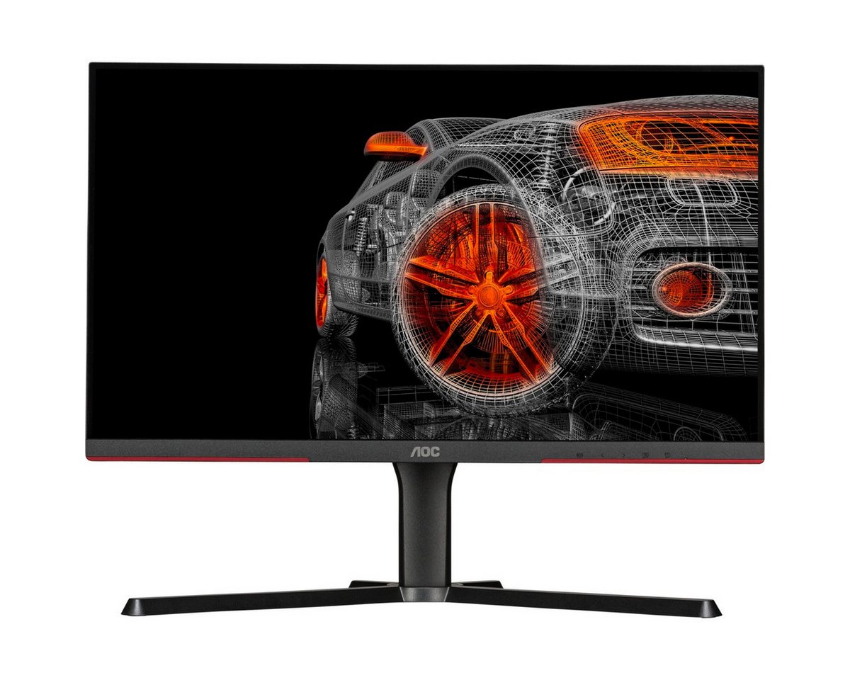AOC AOC 25G3ZM/BK Gaming Monitor Gaming-Monitor (62.23 cm/24.5 ", 1920 x 1080 px, HD, 1 ms Reaktionszeit, 240 Hz, 1ms, 240Hz, 24,5 Zoll, HDMI, DP, Low Blue Light) von AOC