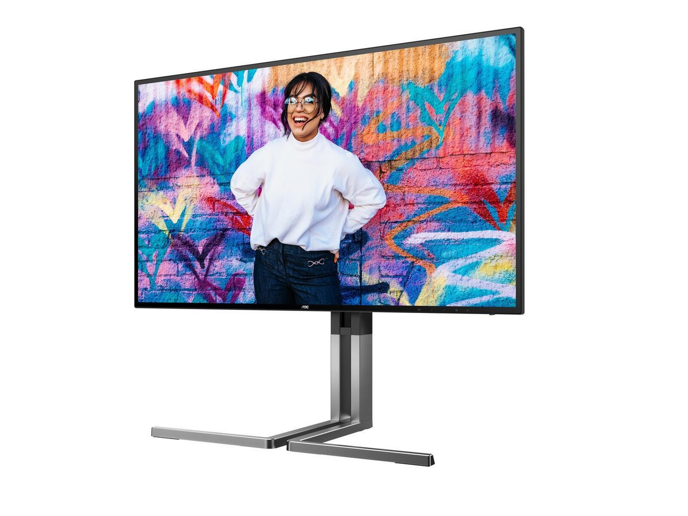 AOC AOC U27U3CV TFT-Monitor (3.840 x 2.160 4K UHD, 4 ms Reaktionszeit, 60 Hz, Nano IPS) von AOC