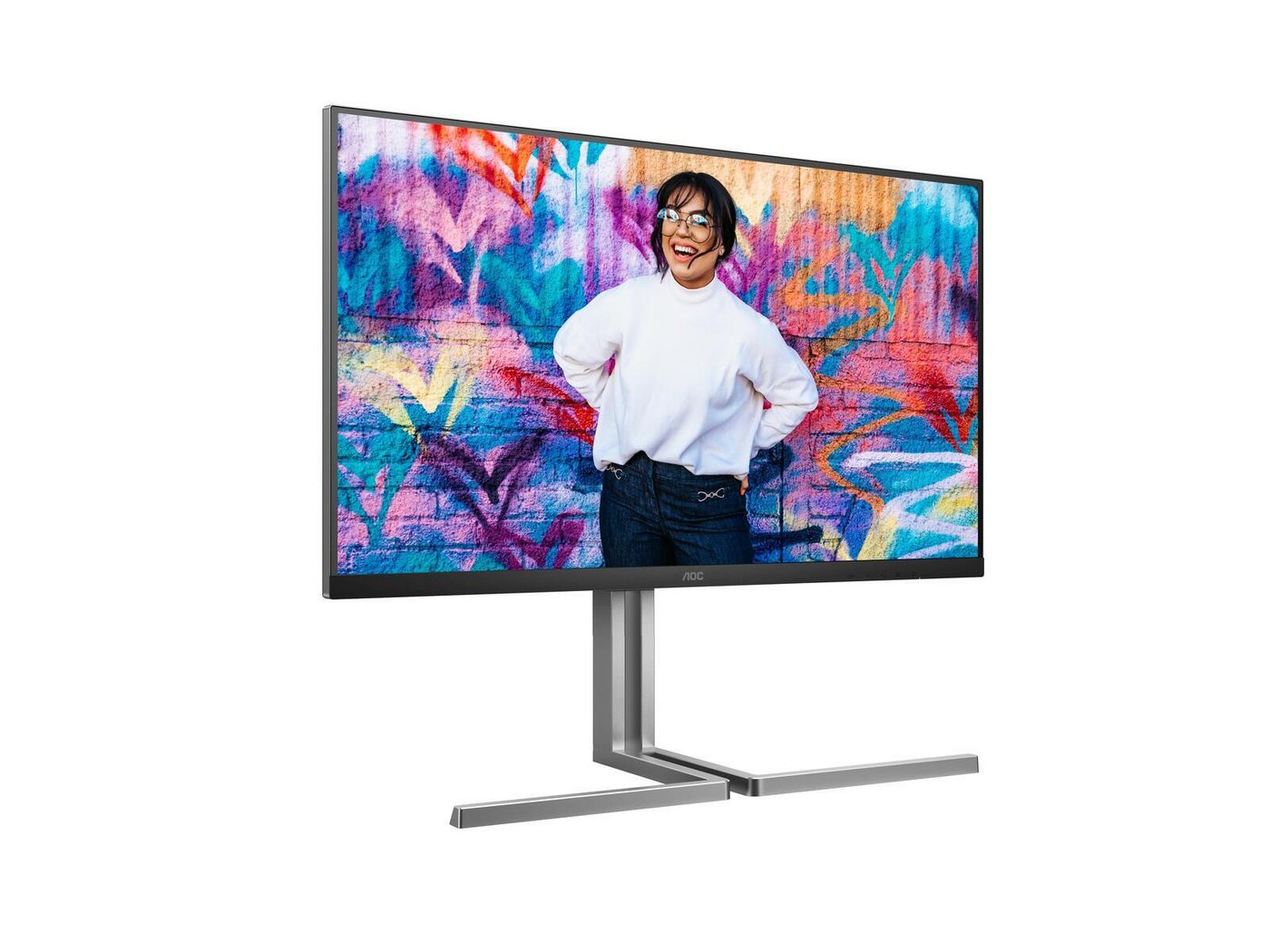 AOC AOC U32U3CV TFT-Monitor (3.840 x 2.160 4K UHD, 4 ms Reaktionszeit, 60 Hz, Nano IPS) von AOC