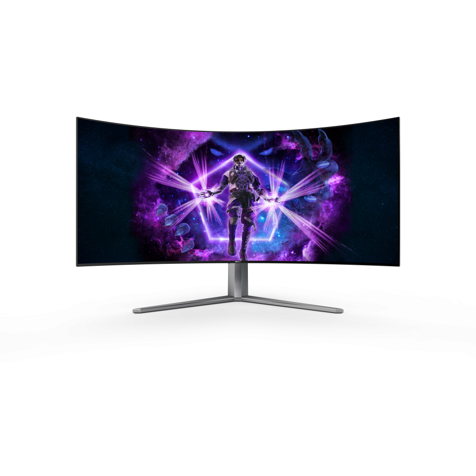 AOC Agon Pro AG456UCZD WQHD OLED Curved Gaming Monitor, 240 Hz, 0,03 ms GtG, HDR10, FreeSync Prem. Pro, G-Sync comp. (34440x1440, HDMI 2.0, DisplayPor AOC Agon Pro AG456UCZD WQHD OLED Curved Gaming Monitor, 240 Hz, 0,03 ms GtG, HDR10, FreeSync Prem. Pro, G-Sync comp. (34440x1440, HDMI 2.0, DisplayPor von AOC