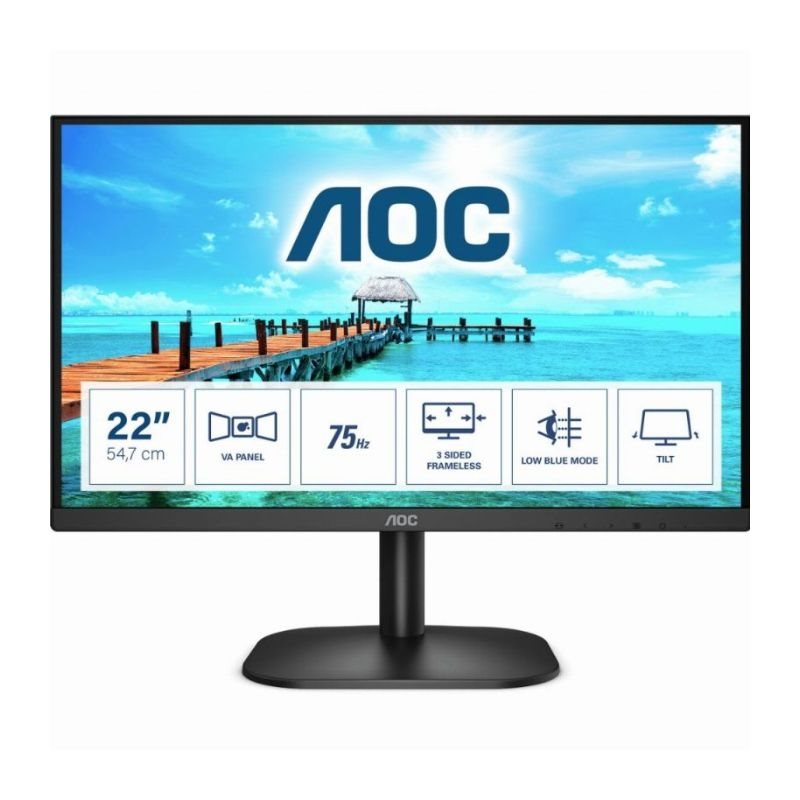 AOC B2 22B2H/EU, 54,6 cm (21.5 Zoll), 1920 x 1080 Pixel, Full HD von AOC