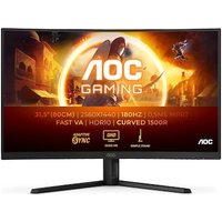 AOC CQ32G4VE 81,3cm (32") QHD Fast VA Gaming Monitor Curved 16:9 HDMI/DP 180Hz 0,5ms (MPRT) Sync von AOC