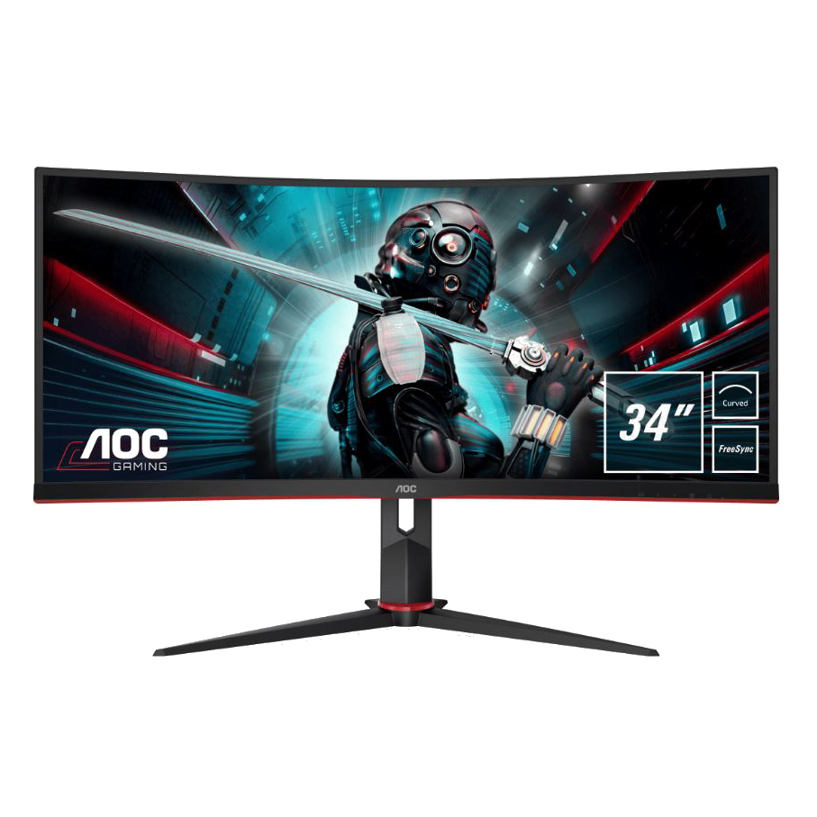 AOC CU34G2X Gaming Monitor - Curved, UWQHD, FreeSync, 144 Hz von AOC