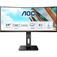 AOC CU34P2A 86,4cm (34“) UWQHD VA Monitor Curved 21:9 HDMI/DP/USB 100Hz FreeSync von AOC