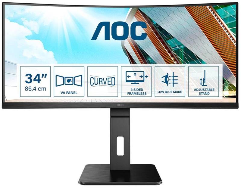 AOC CU34P2A Curved-Monitor 86,4cm (34 Zoll) von AOC