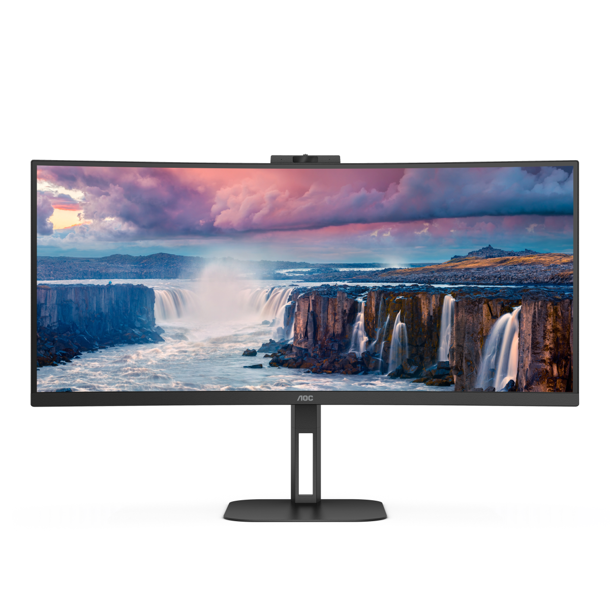 AOC CU34V5CW Office Monitor - WQHD, Höhenverstellung, USB-C AOC CU34V5CW Office Monitor - WQHD, Höhenverstellung, USB-C von AOC